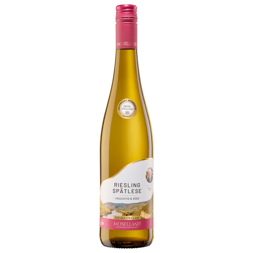 Moselland Weißwein Riesling Steillage Spätlese 0,75l